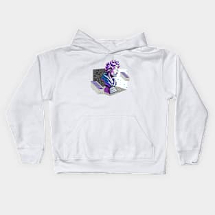 Vaporwave Philosophy Kids Hoodie